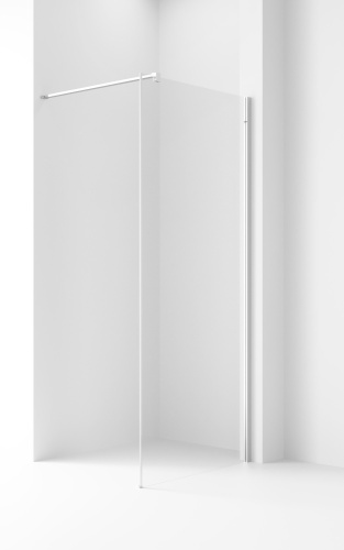 Душевая перегородка Ambassador Elysium 100CX 90х200 стекло прозрачное профиль хром глянцевый